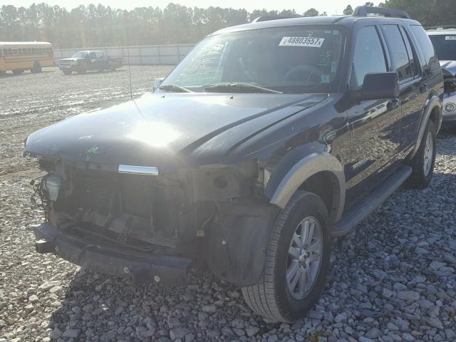 1FMEU74E38UA77261 - 2008 FORD EXPLORER E BLACK photo 2