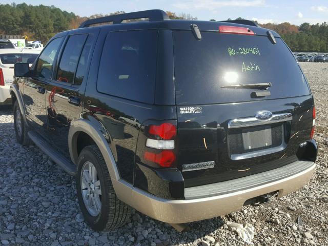 1FMEU74E38UA77261 - 2008 FORD EXPLORER E BLACK photo 3