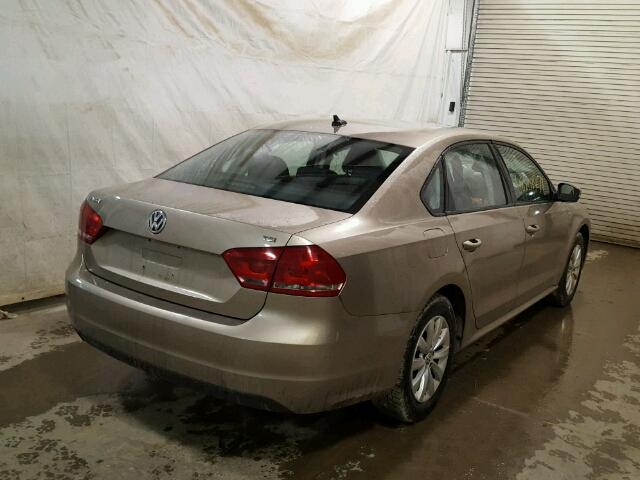 1VWAT7A35FC065637 - 2015 VOLKSWAGEN PASSAT S ოქროსფერი ფოტო 4