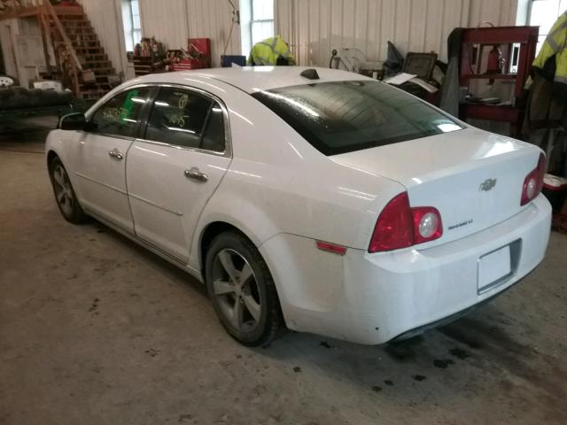 1G1ZC5E07CF369369 - 2012 CHEVROLET MALIBU 1LT WHITE photo 3