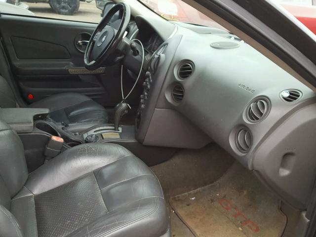 2G2WR524241198396 - 2004 PONTIAC GRAND PRIX BLACK photo 5