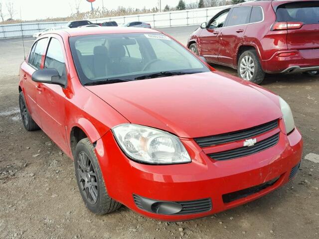 1G1AK55F777326560 - 2007 CHEVROLET COBALT LS RED photo 1