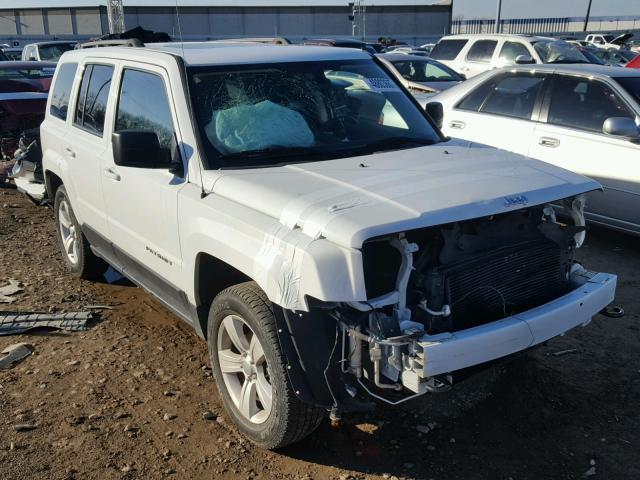 1C4NJRFBXED855353 - 2014 JEEP PATRIOT LA WHITE photo 1