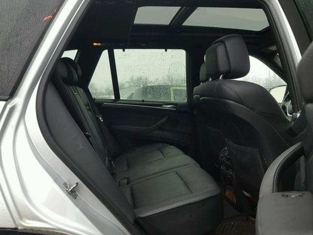 5UXZW0C52BL659310 - 2011 BMW X5 XDRIVE3 Արծաթագույն լուսանկար 6