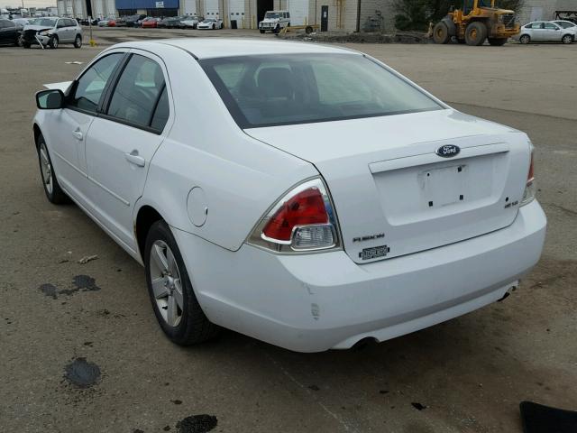 3FAHP07186R212625 - 2006 FORD FUSION SE WHITE photo 3