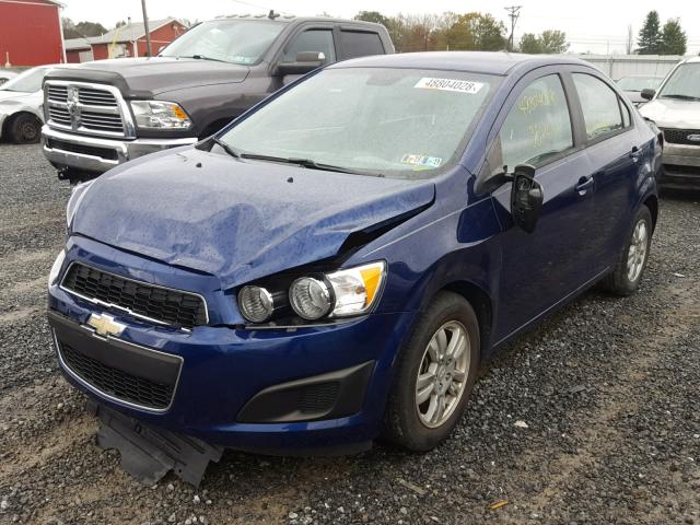 1G1JA5SH4C4225707 - 2012 CHEVROLET SONIC LS 蓝色 照片 2