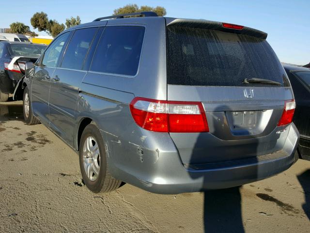 5FNRL387X5B134735 - 2005 HONDA ODYSSEY EX GRAY photo 3