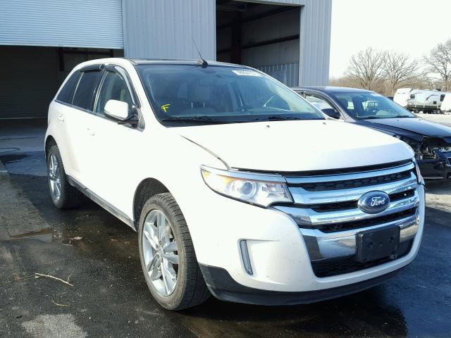 2FMDK4KC7BBA92182 - 2011 FORD EDGE LIMIT WHITE photo 1