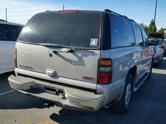 1GKFK66U84J308989 - 2004 GMC YUKON XL D GOLD photo 4