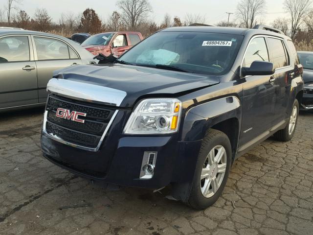 2GKFLXE35F6289913 - 2015 GMC TERRAIN SL BLUE photo 2