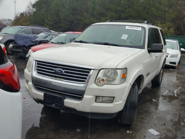 1FMEU63E48UA01978 - 2008 FORD EXPLORER X WHITE photo 2