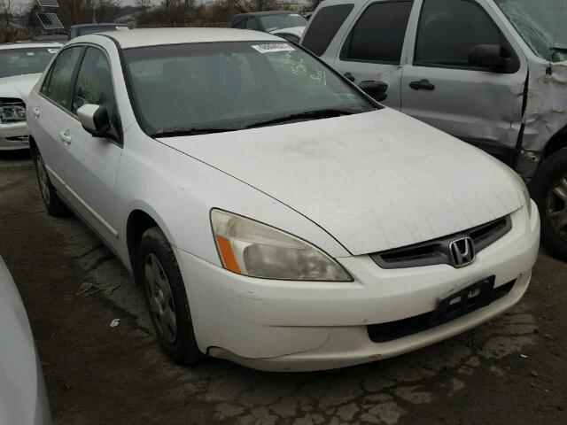 1HGCM56455A086627 - 2005 HONDA ACCORD LX WHITE photo 1