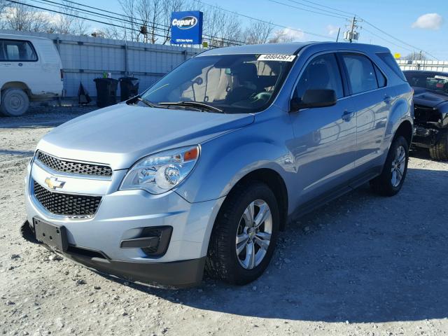 2GNALAEK4F6173233 - 2015 CHEVROLET EQUINOX LS BLUE photo 2