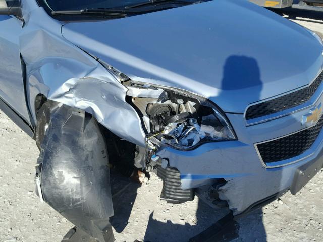 2GNALAEK4F6173233 - 2015 CHEVROLET EQUINOX LS BLUE photo 9