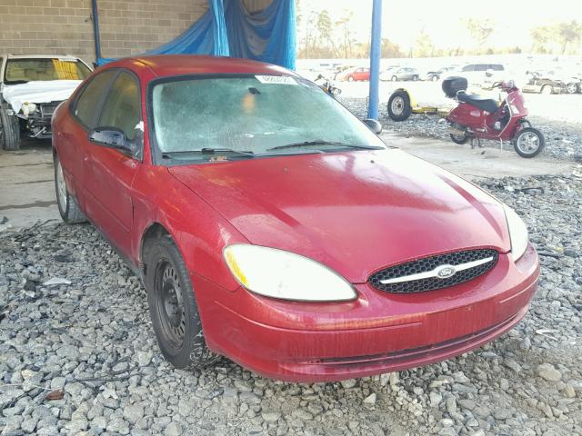 1FAFP52U83A240310 - 2003 FORD TAURUS LX RED photo 1