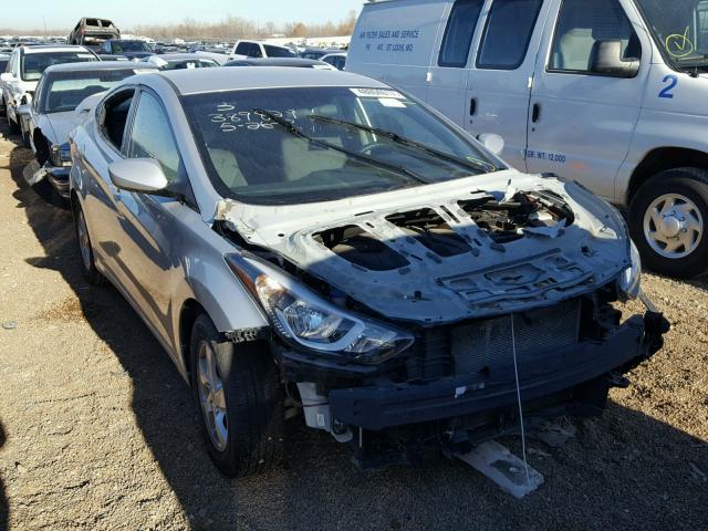 5NPDH4AE4FH580084 - 2015 HYUNDAI ELANTRA SE SILVER photo 1