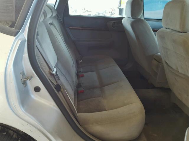 2G1WF55E049377426 - 2004 CHEVROLET IMPALA GRAY photo 6