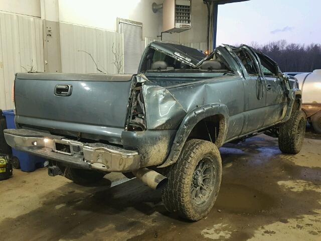 1GCHK29D56E164824 - 2006 CHEVROLET SILVERADO BLUE photo 4