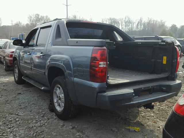 3GNFK12348G109559 - 2008 CHEVROLET AVALANCHE GRAY photo 3