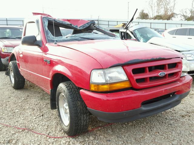 1FTYR10CXXTA54424 - 1999 FORD RANGER RED photo 1