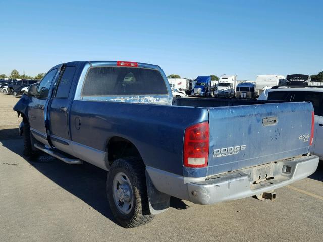 3D7LU38C83G841538 - 2003 DODGE RAM 3500 S BLUE photo 3