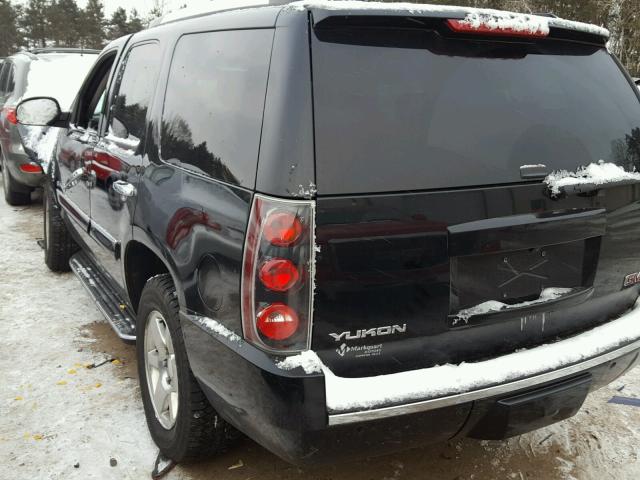 1GKFK63817J281145 - 2007 GMC YUKON DENA BLACK photo 3