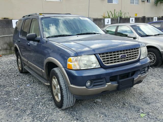 1FMZU74K33ZA35837 - 2003 FORD EXPLORER E BLUE photo 1