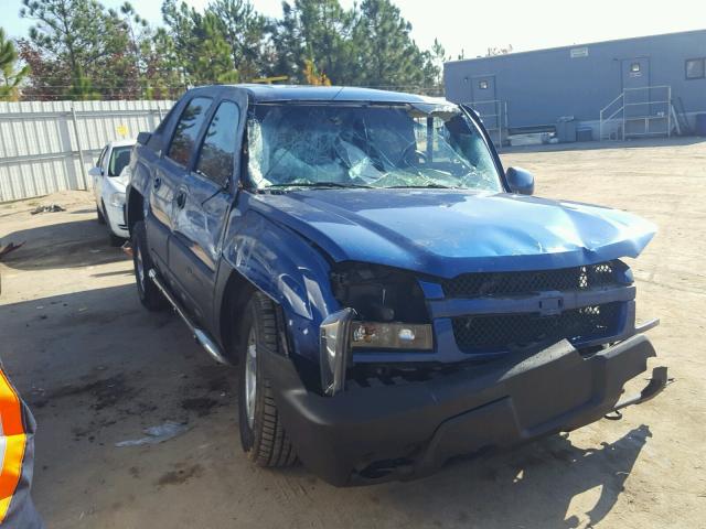 3GNEC13TX3G126799 - 2003 CHEVROLET AVALANCHE BLUE photo 1