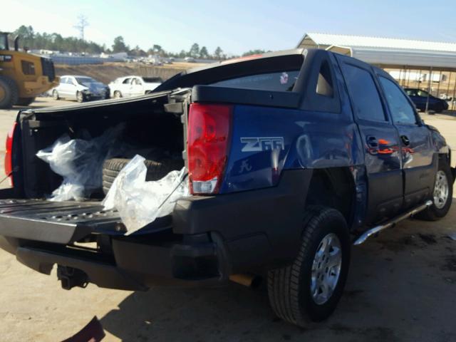 3GNEC13TX3G126799 - 2003 CHEVROLET AVALANCHE 蓝色 照片 4