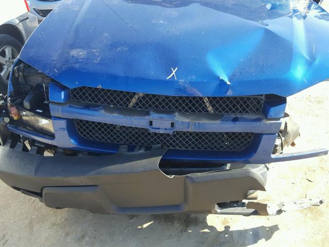 3GNEC13TX3G126799 - 2003 CHEVROLET AVALANCHE 蓝色 照片 7