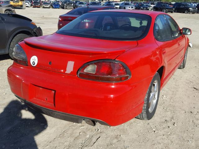 1G2WP52KXYF140975 - 2000 PONTIAC GRAND PRIX Қызыл фото 4