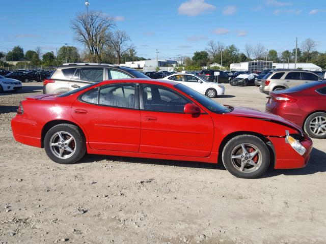 1G2WP52KXYF140975 - 2000 PONTIAC GRAND PRIX Қызыл фото 9