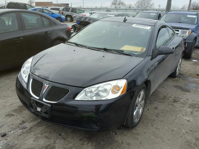 1G2ZH17NX84176425 - 2008 PONTIAC G6 GT BLACK photo 2