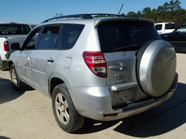 2T3BF4DV5BW110271 - 2011 TOYOTA RAV4 SILVER photo 3