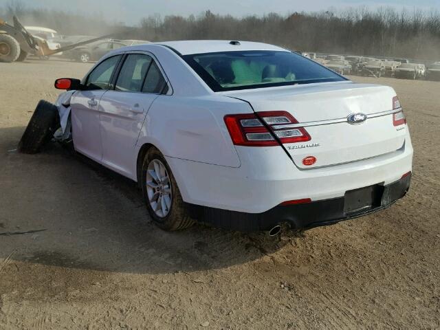 1FAHP2D82EG138363 - 2014 FORD TAURUS SE WHITE photo 3