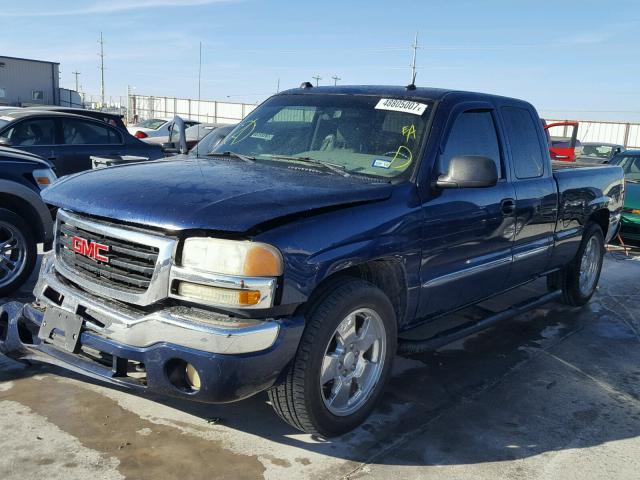 2GTEC19T341357036 - 2004 GMC NEW SIERRA BLUE photo 2