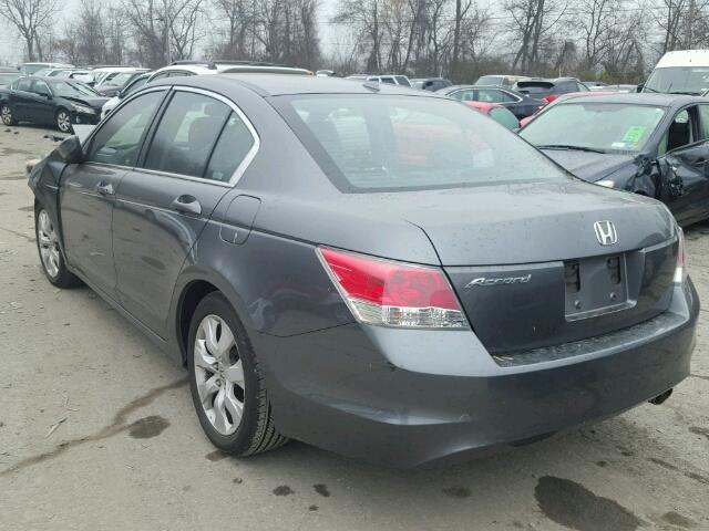 1HGCP2F81AA072551 - 2010 HONDA ACCORD EXL GRAY photo 3