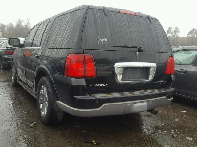 5LMFU28R84LJ25936 - 2004 LINCOLN NAVIGATOR BLACK photo 3
