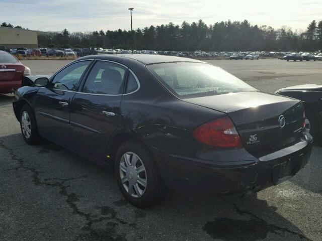 2G4WC582161277009 - 2006 BUICK LACROSSE C BLACK photo 3