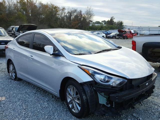 KMHDH4AE0FU342217 - 2015 HYUNDAI ELANTRA SE SILVER photo 1