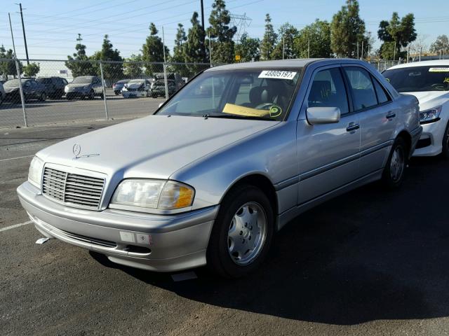 WDBHA29G1YA837839 - 2000 MERCEDES-BENZ C 280 SILVER photo 2