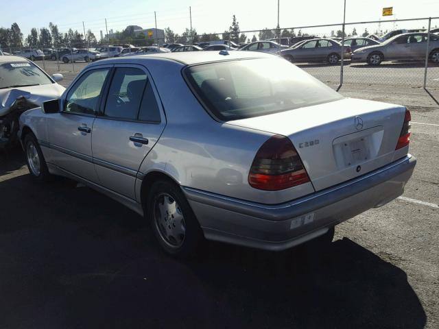 WDBHA29G1YA837839 - 2000 MERCEDES-BENZ C 280 SILVER photo 3