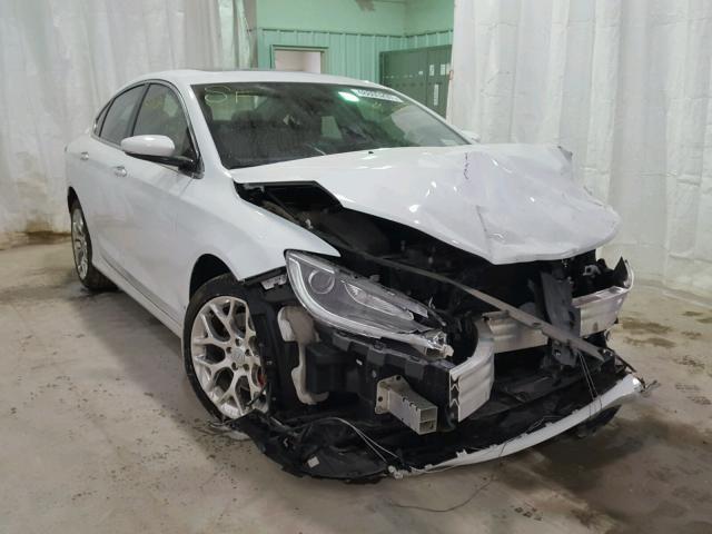 1C3CCCEG7FN713456 - 2015 CHRYSLER 200 C WHITE photo 1