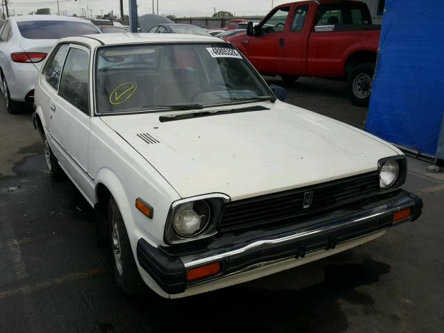 JHMSR332XBS054571 - 1981 HONDA CIVIC CVCC CREAM photo 1