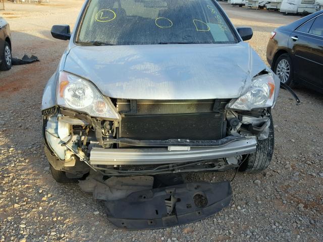 JHLRE3H56AC004017 - 2010 HONDA CR-V EX SILVER photo 9