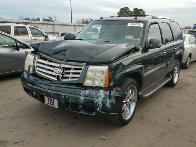 1GYEK63N03R132289 - 2003 CADILLAC ESCALADE L GREEN photo 2