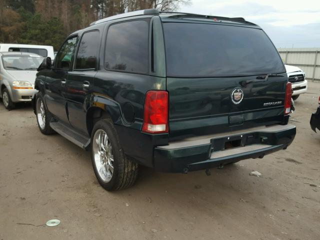 1GYEK63N03R132289 - 2003 CADILLAC ESCALADE L GREEN photo 3
