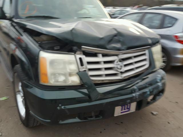 1GYEK63N03R132289 - 2003 CADILLAC ESCALADE L GREEN photo 9