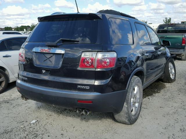 1GKEV13D39J155312 - 2009 GMC ACADIA SLE BLACK photo 4