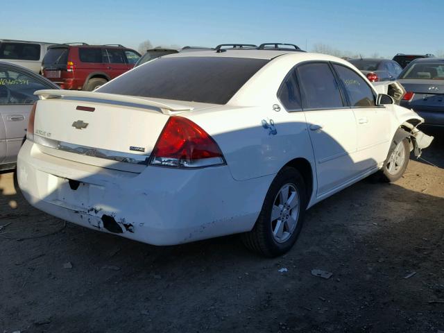 2G1WT58K081312543 - 2008 CHEVROLET IMPALA LT WHITE photo 4